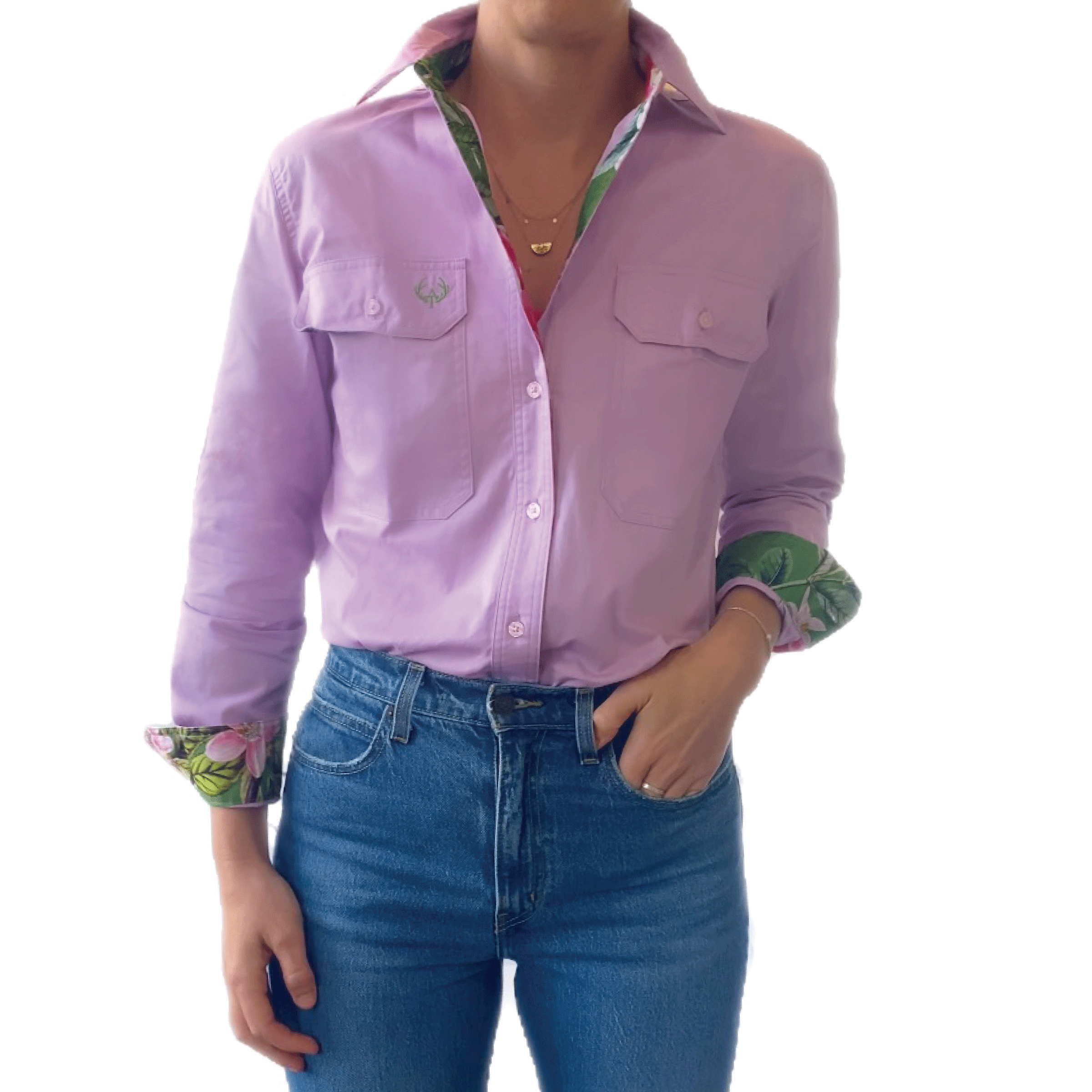 Georgie Full Button Women's Country Work Shirt – Antola Trading